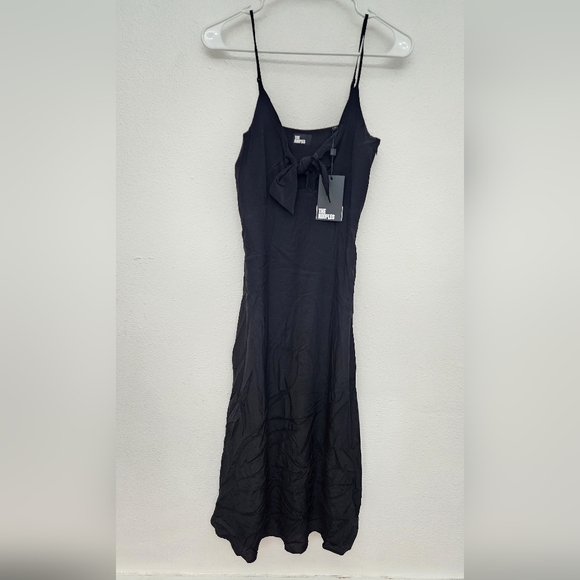 The Kooples Dresses & Skirts - The Kooples Black Silk Midi Dress